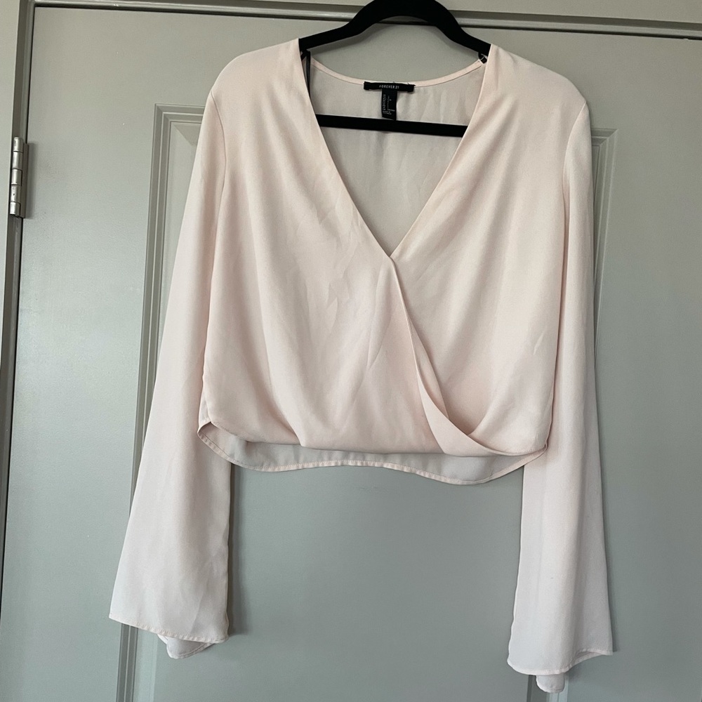 Forever21 surplus blouse, faint blush color